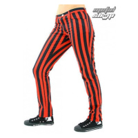 kalhoty dámské Black Pistol - Close Pants Stripe Black/Red - B-1-50-319-04