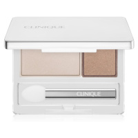 Clinique All About Shadow™ Duo Relaunch duo oční stíny odstín Ivory Bisque/Bronze Satin - Shimme