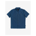 Modrá pánská košile s krátkým rukávem Quiksilver Taxer Wash