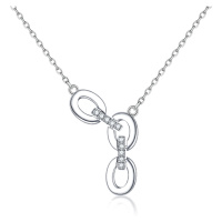 OLIVIE Stříbrný náhrdelník ŘETĚZ 7990