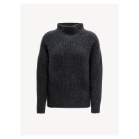 Pletený svetr černá