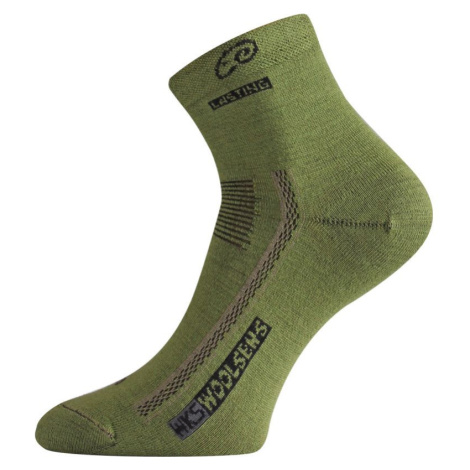 LASTING merino ponožky WKS zelené