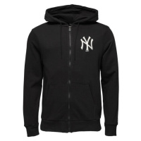 New Era MLB ESSENTIALS FZ HOODY NEYYAN Pánská mikina, černá, velikost