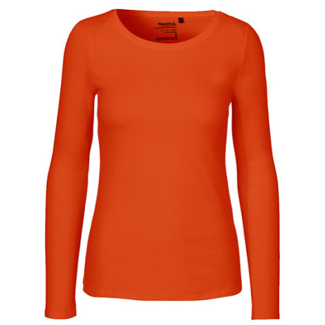 Neutral Dámské tričko s dlouhým rukávem NE81050 Orange