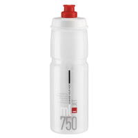 ELITE Cyklistická láhev na vodu - JET 750 - transparentní/červená
