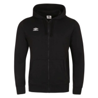 Umbro EMBOSSED LOGO HOODIE Pánská mikina, černá, velikost