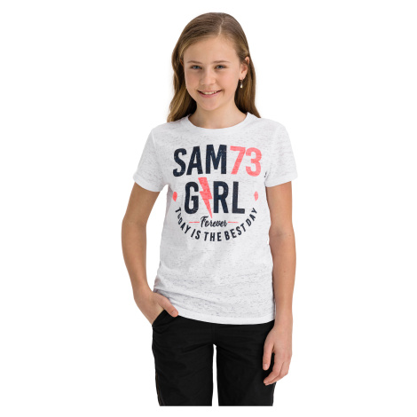 SAM 73 Dívčí triko s krátkým rukávem KYLIE Bílá