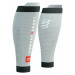 Compressport R2 3.0 Grey Melange/Black Běžecké návleky na lýtka