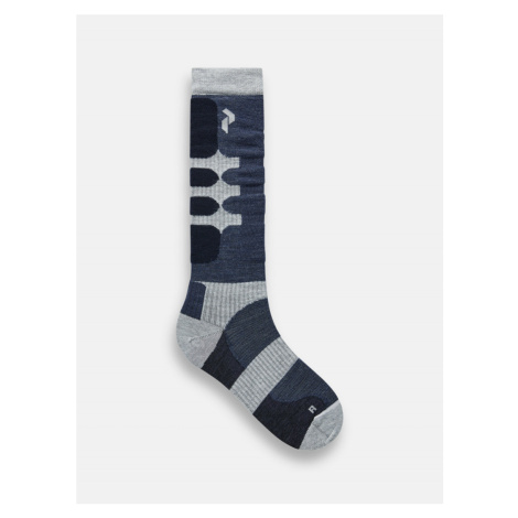 Ponožky peak performance magic ski sock šedá