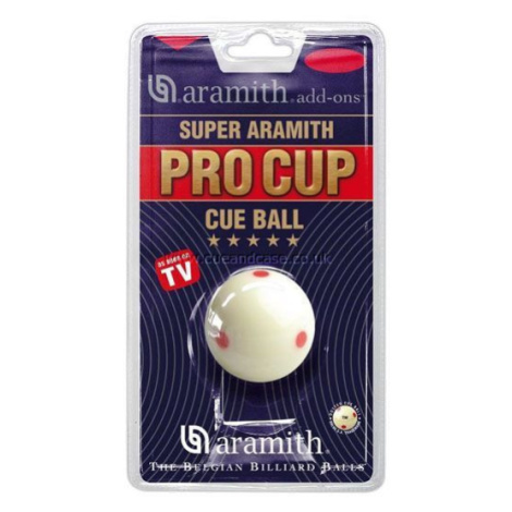 Kulečníková koule Super Aramith Pro Cup 52.4 mm, bílá