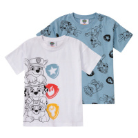 Chlapecké triko, 2 kusy (Tlapková patrola bílá / modrá)