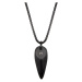 AZE Jewels Designový černý náhrdelník Triangle Noir Ferro AZ-NL003-B-070