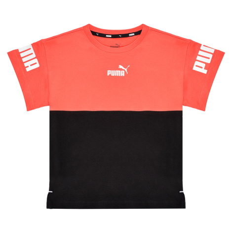 Puma PUMA POWER COLORBLOCK TEE ruznobarevne