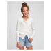Bílý holčičí dětský svetr knit outfit GAP