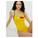 Tommy Hilfiger žluté jednodílné plavky Cheeky One-piece s logem