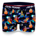 Pánské boxerky John Frank JFBD342 | tm.modrá