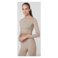 4F-WOMENS FUNCTIONAL LONGSLEEVE TSDLF010-83S-BEIGE Béžová