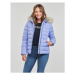 Tommy Jeans TJW BASIC HOODED DOWN JACKET Modrá