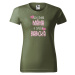 DOBRÝ TRIKO Dámské tričko Skvělá babička Barva: Emerald
