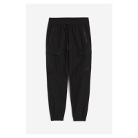 H & M - Sportovní kalhoty jogger cargo - černá