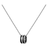 Daniel Wellington Stylový ocelový náhrdelník s kruhovým přívěskem Emalie DW00400307