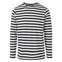 Regular Stripe LS - white/black