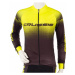 Cyklistický dres Crussis, černá/žlutá M