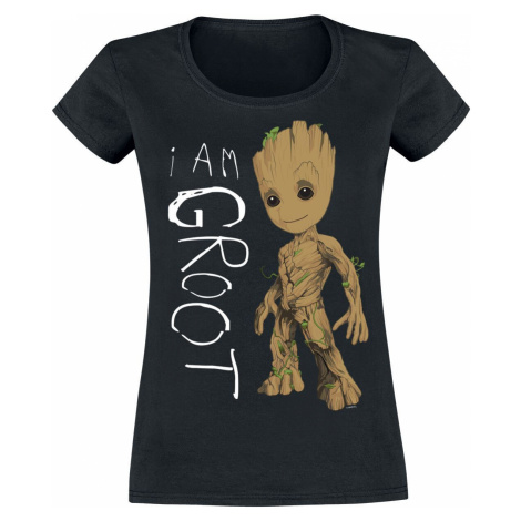 Strážci galaxie I Am Groot Dámské tričko černá