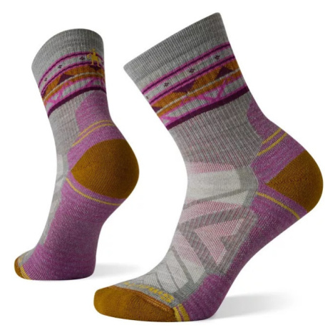 Dámské ponožky Smartwool Hike Light Cushion Zig Zag Valley Mid Crew Socks