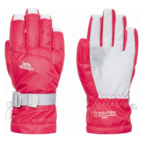 Trespass SIMMS - UNISEX KIDS GLOVES Červená