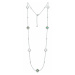 Oliver Weber Luxusní dlouhý náhrdelník s kubickými zirkony Candor Freedom 12376