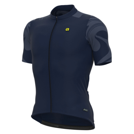 ALÉ Cyklistický dres s krátkým rukávem - R-EV1 ARTIKA - modrá