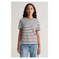 TRIČKO GANT STRIPED SS T-SHIRT modrá