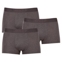 Levis 3PACK pánské boxerky šedé M