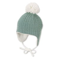 Sterntaler Inca Hat Cable Knit Green