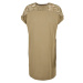 Ladies Lace Tee Dress - khaki