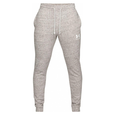 Tepláky Under Armour Sportstyle Terry Jogger Šedá / Bílá