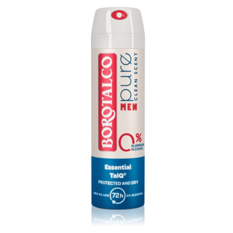 Borotalco MEN Pure deodorant ve spreji bez obsahu hliníku pro muže 150 ml