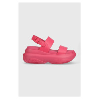 Sandály Liu Jo JUNE 06 dámské, růžová barva, na platformě, BA3051EX01400497