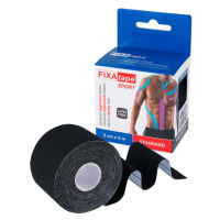 FIXAPLAST Fixatape kinesio standart tejpovací páska 5 cm x 5m černá 1 kus