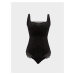 LC Waikiki Lace Detailed Velvet Bodysuit