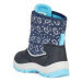 Geox FLANFIL GIRL B Dětské kotníkové boty, modrá, velikost