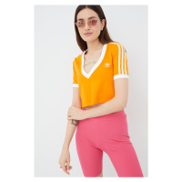 Tričko adidas Originals Adicolor oranžová barva, HC2029-BORANG