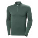 Helly Hansen LIFA MERINO MIDWEIGHT 1/2 ZIP Pánské Merino triko, tmavě zelená, velikost