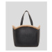 Kabelka karl lagerfeld k/circle sp lg tote shearling black