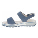 Caprice Dámské sandály 9-28705-20 jeans nubuk Modrá