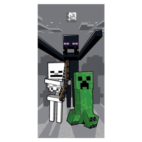 Osuška Minecraft Mob Attack 70x140 cm | dle fotky | Jerry Fabrics