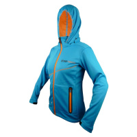HAVEN Cyklistická zateplená bunda - THERMOTEC WOMEN - modrá/oranžová