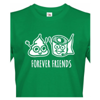 Pánské tričko Forever Friends - vtipný a originální potisk pro rebely
