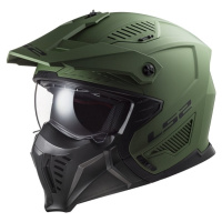 LS2 OF606 Drifter Solid Matt Military Green Přilba